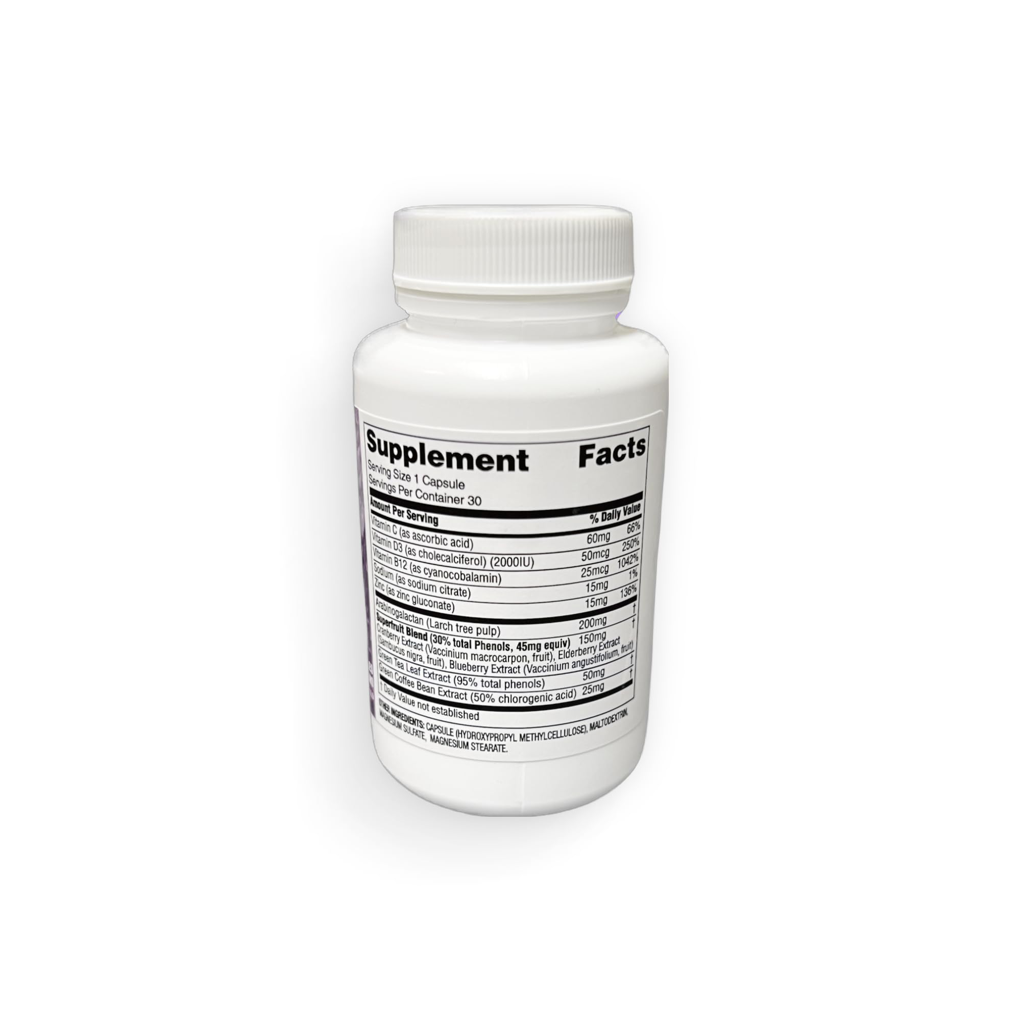 PharmaPrint ImmunEx Defense 30ct – Immune Support (75:1 Elderberry, 190:1 Blueberry, 325:1 Cranberry)