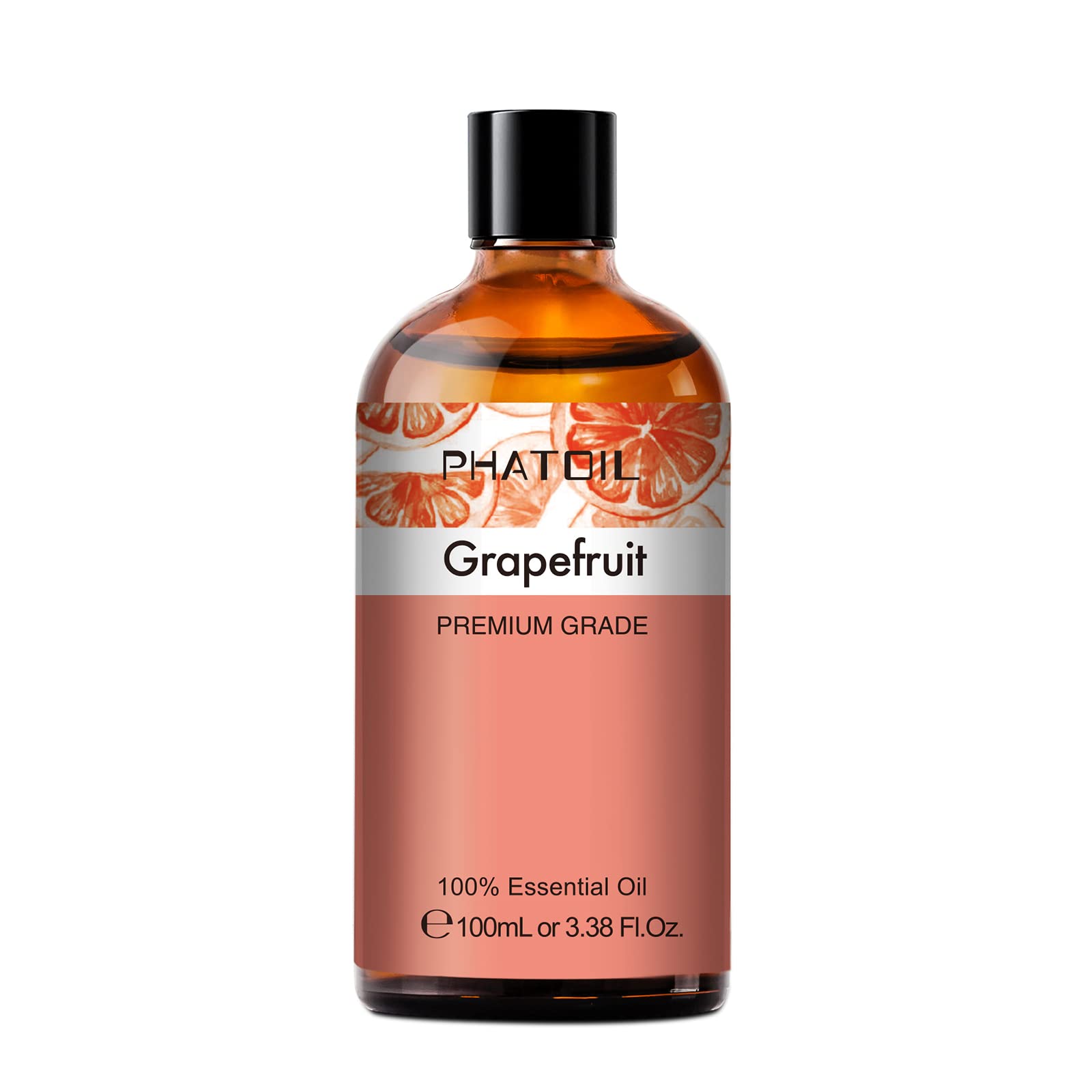 PHATOIL Grapefruit Essential Oil 100ml with Glass Dropper | Aromatherapy, Diffusers & DIY Crafts
