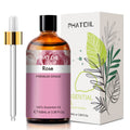 PHATOIL Rose Essential Oil 100ml with Glass Dropper – Aromatherapy, DIY Candles & Soaps