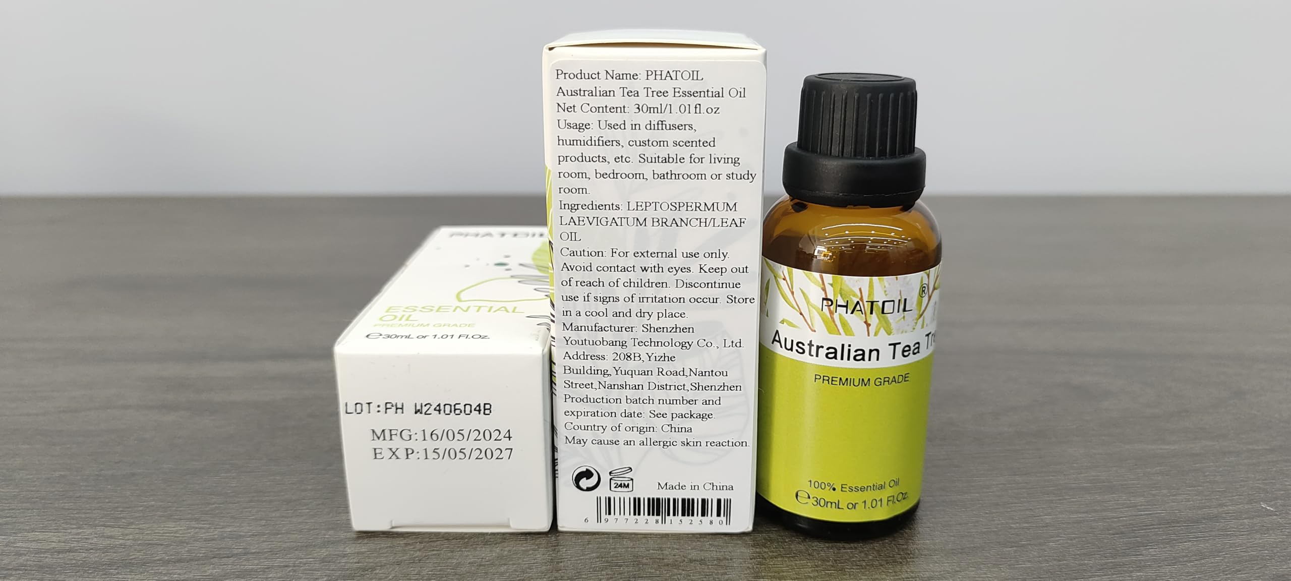Australian Tea Tree Essential Oil 30ml | PHATOIL Pure Aromatherapy