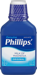 Phillips' Milk of Magnesia Original 26 oz – Pack of 3 | Gentle Overnight Laxative