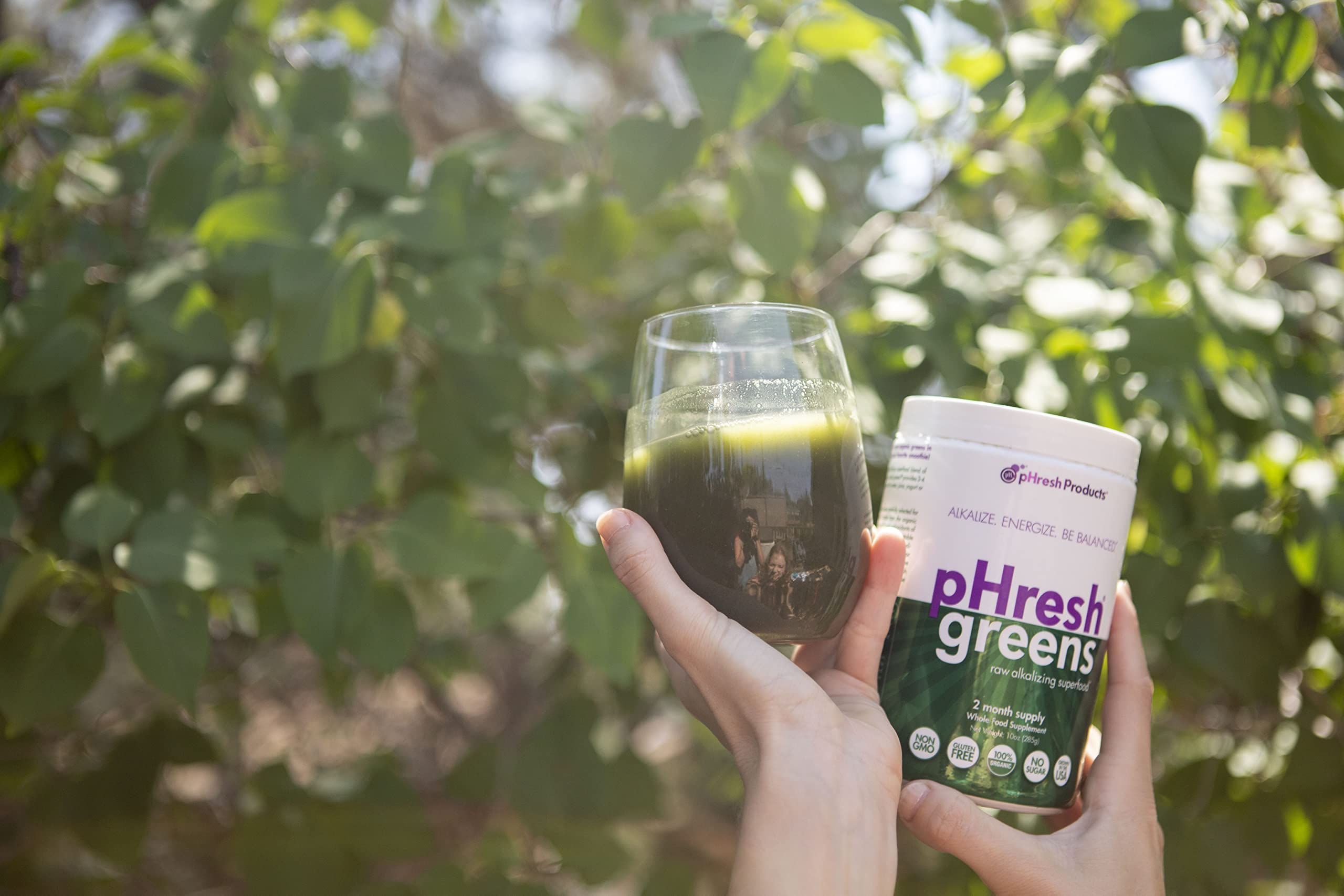 pHresh Greens Raw Alkalizing Superfood Greens Powder – 5 oz (1 Month) – Gluten-Free