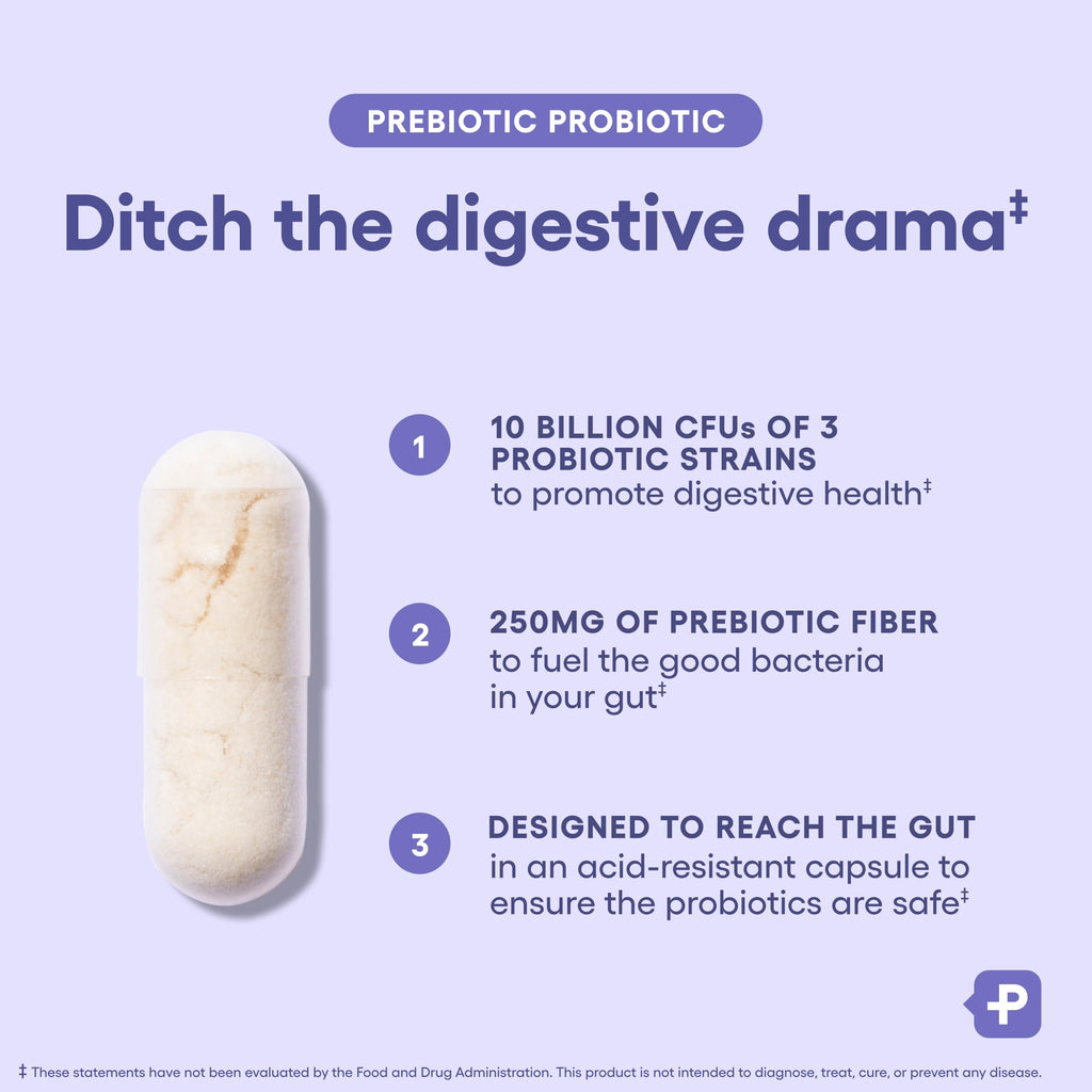 Physician's CHOICE Prebiotic-Probiotic - Multi-Strain Probiotics & Prebiotics for Digestive Health