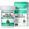 Physician's CHOICE Probiotics for Weight Management & Bloating | 6 Strains, Prebiotics, Cayenne
