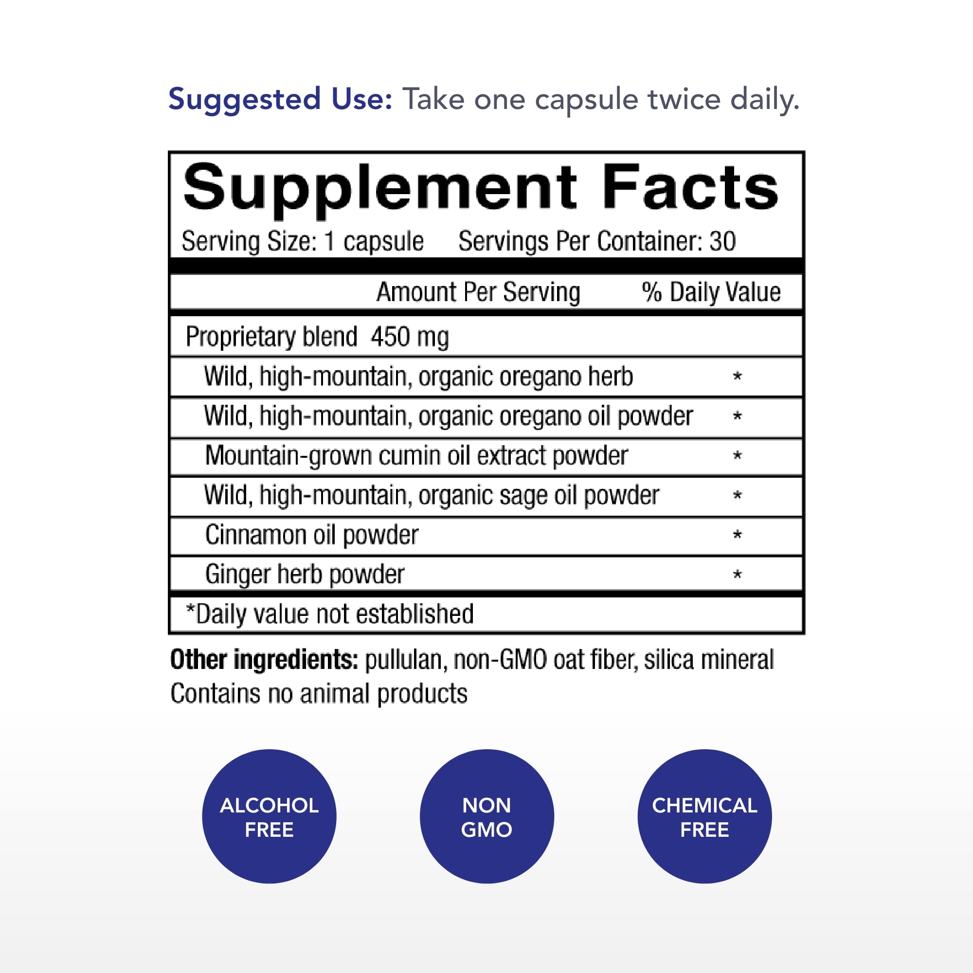 Physician's Strength Oregacillin – 30 Capsules for Respiratory Support