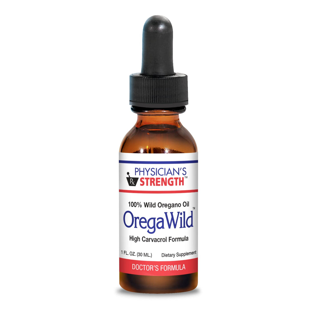 Physician's Strength OregaWild – 30 mL 100% Wild Oregano Oil | 432 Servings