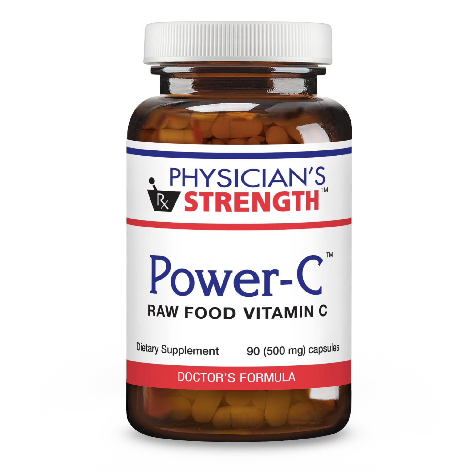 Physician's Strength Power-C 90 Capsules | Raw Food Vitamin C + Flavonoids
