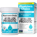 Physician's CHOICE Probiotics 60B CFU – 10 Strains + Organic Prebiotics | Immune & Digestive Health | 60 Count