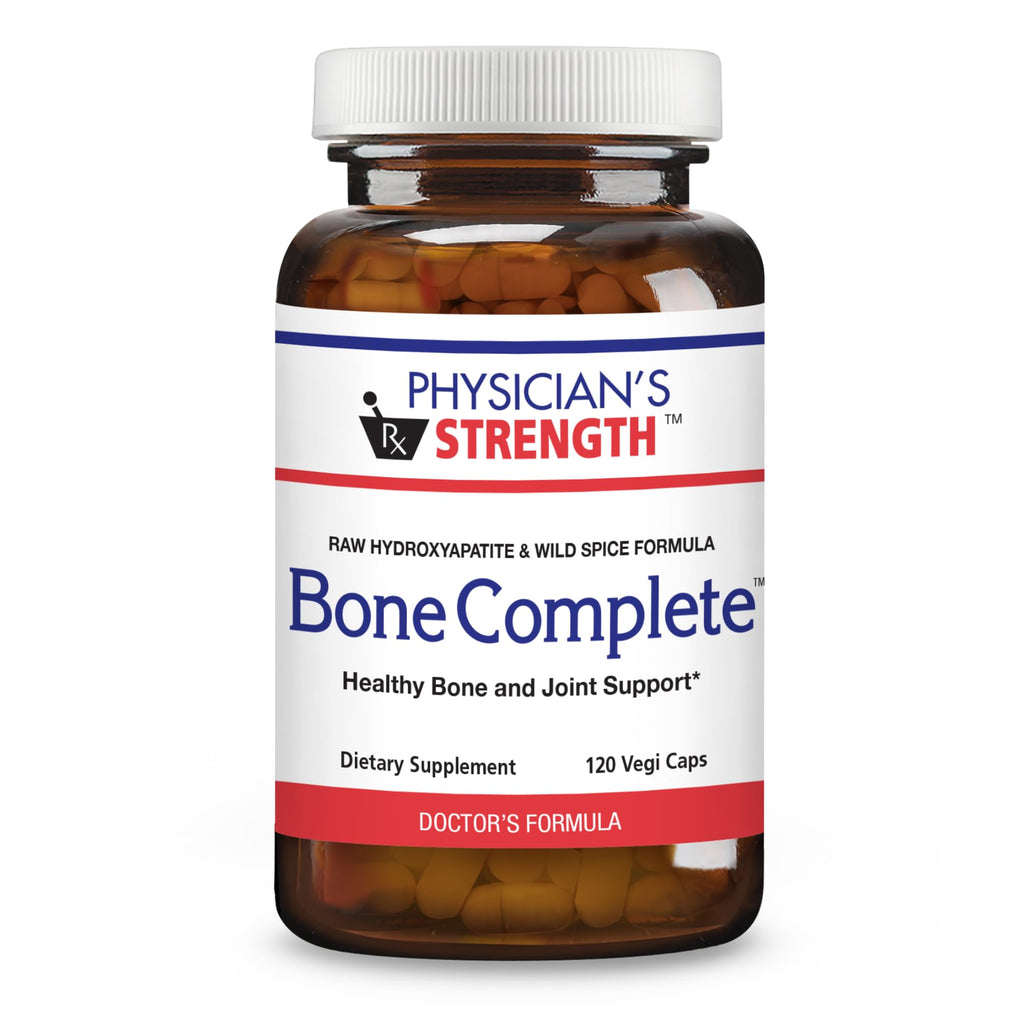 Physician's Strength Bone Complete - 120 Vegi Capsules | 60 Servings | Non-GMO