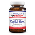 Physician's Strength Restful Sleep - 60 Softgels | 100% Herbal Compound - Melatonin Free - Non-GMO & Soy Free - 60 Servings