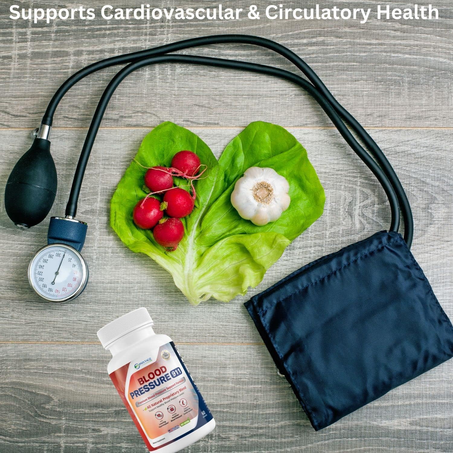 Phytage Labs Blood Pressure 911 Premium BP Support Pills - 2 Pack