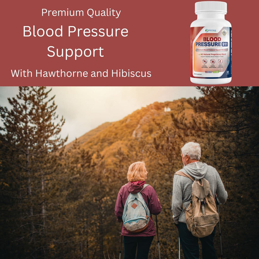Phytage Labs Blood Pressure 911 – BP Support Pills, 60 Capsules