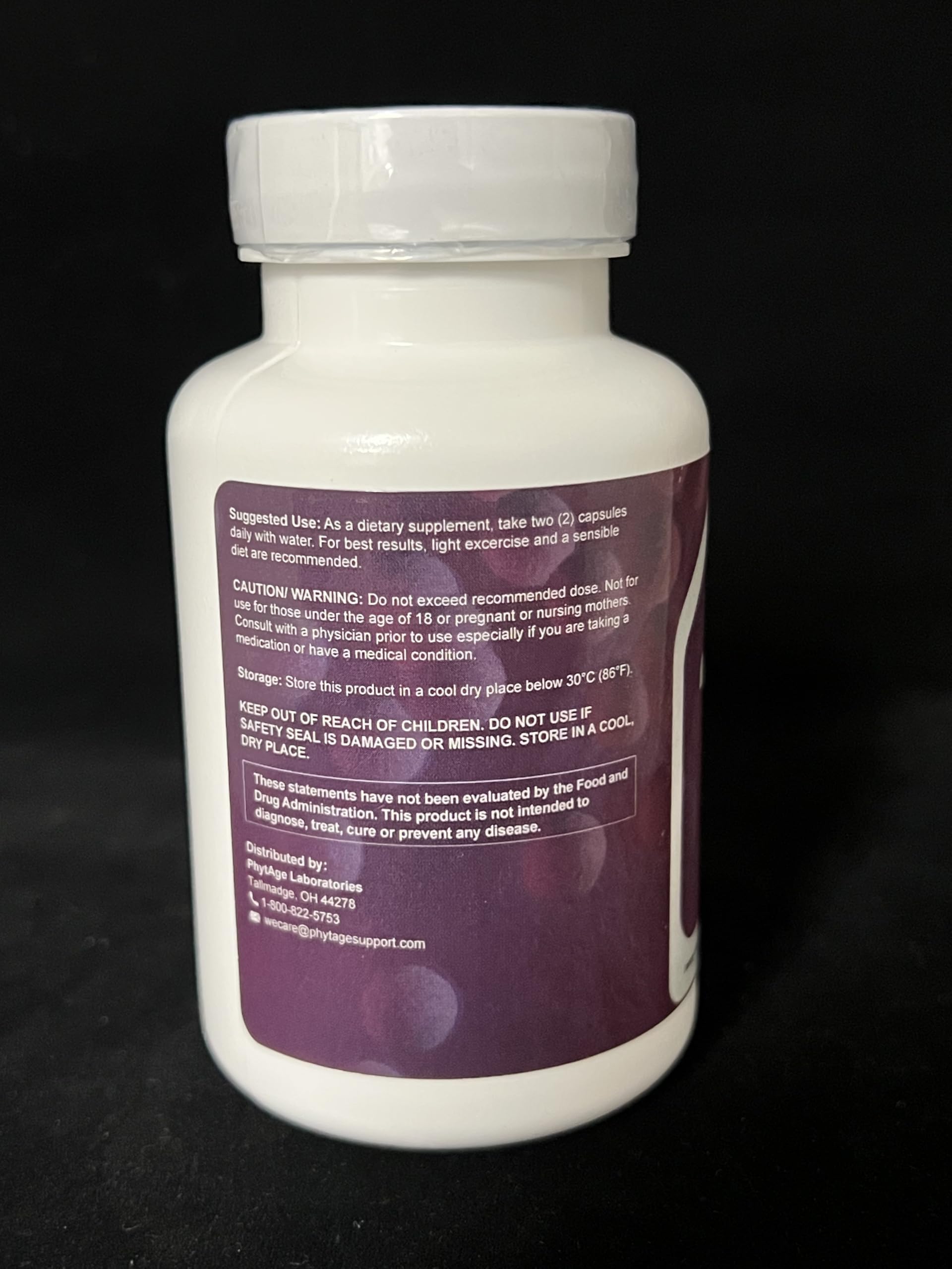 LeptiCell Advanced Wellness Supplement – Damiana, Dong Quai, Omega-7s | Phytage Labs | 60 Capsules