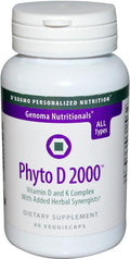Phyto D 2000 60 Vcaps | D'Adamo Personalized Nutrition (Vitamin D3 + K2)
