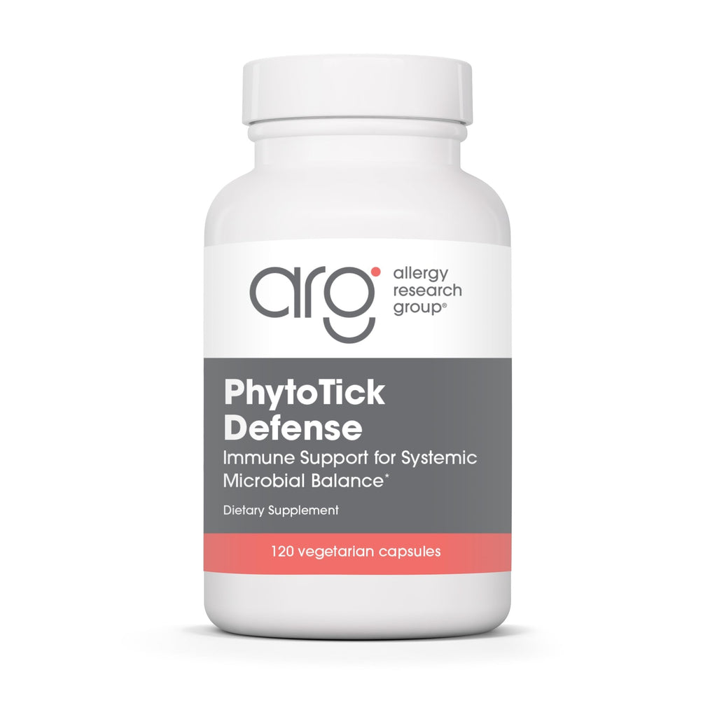 Phyto Tick Defense Mushroom Complex - Allergy Research Group | Lion's Mane & Cordyceps - 120 Vegetarian Capsules