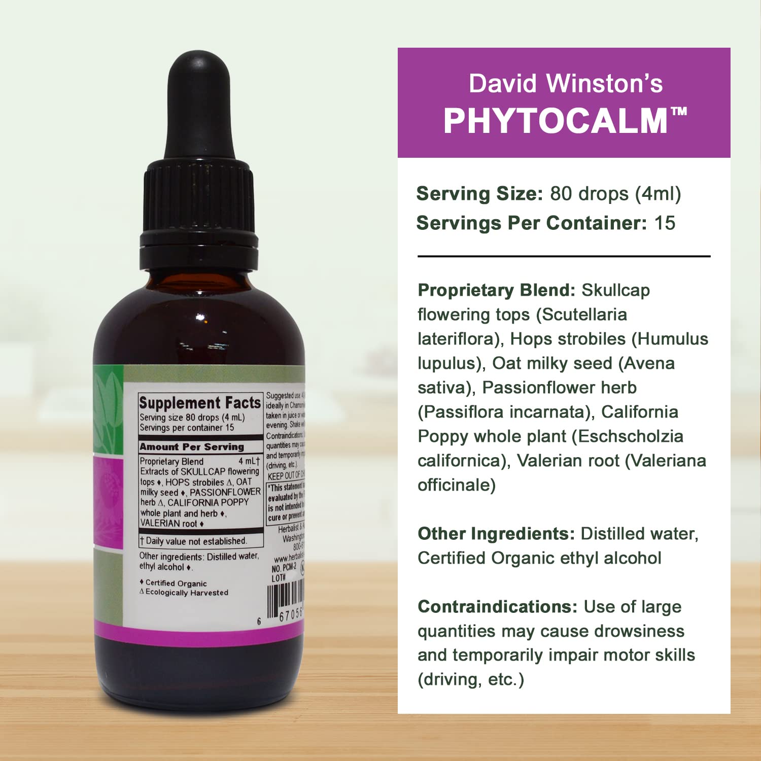 Phytocalm Restful Sleep – David Winston's Herbalist & Alchemist (2 oz)