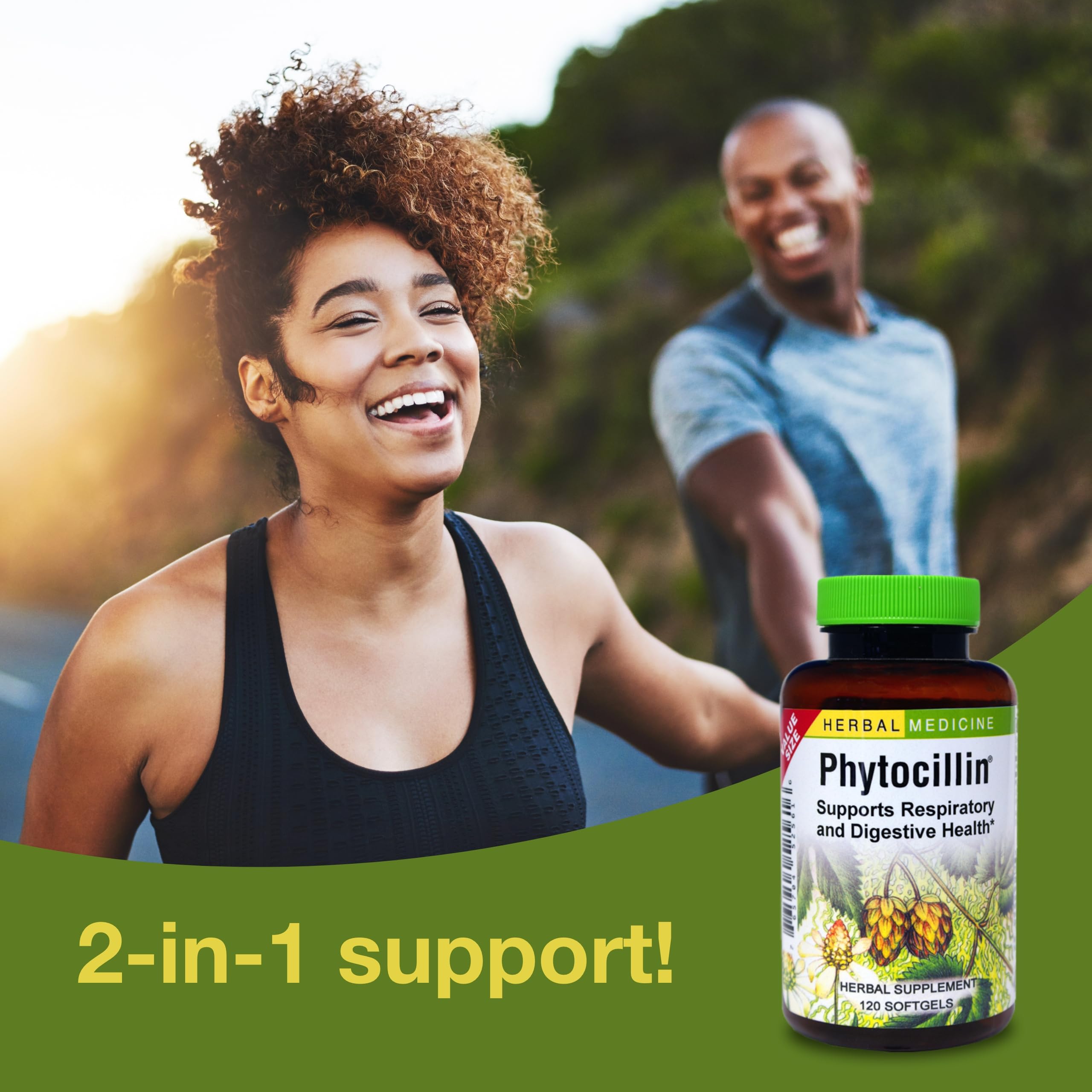 Herbs Etc. Phytocillin: Respiratory & Digestive Health Support | 120 Softgels