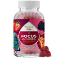 Phytoral Vegan Kids Focus Gummies - Brain Support for Children | Non-GMO & Gluten-Free | 60 Count
