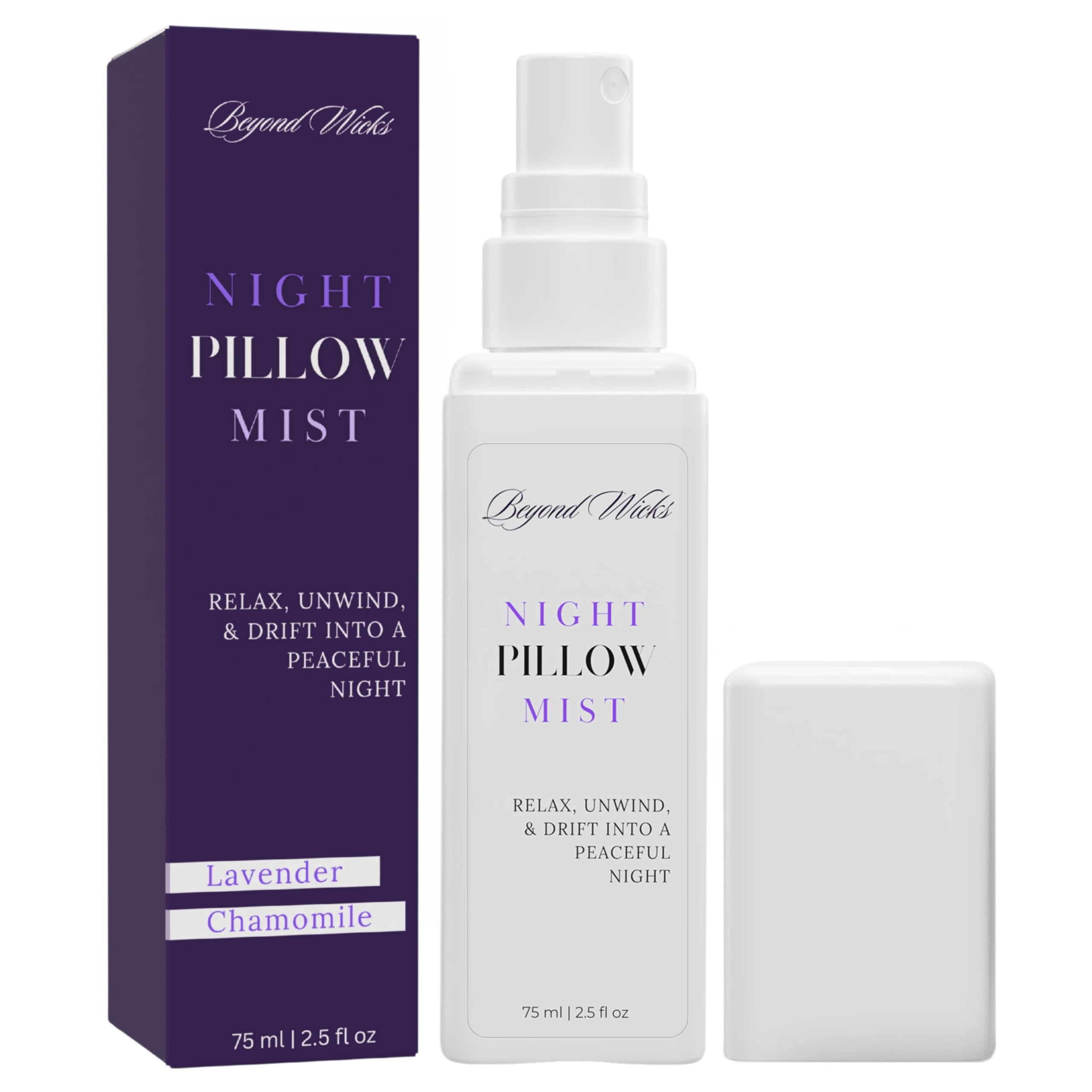 Lavender Chamomile Pillow Spray – 75ml Sleep & Linen Mist | Beyond Wicks