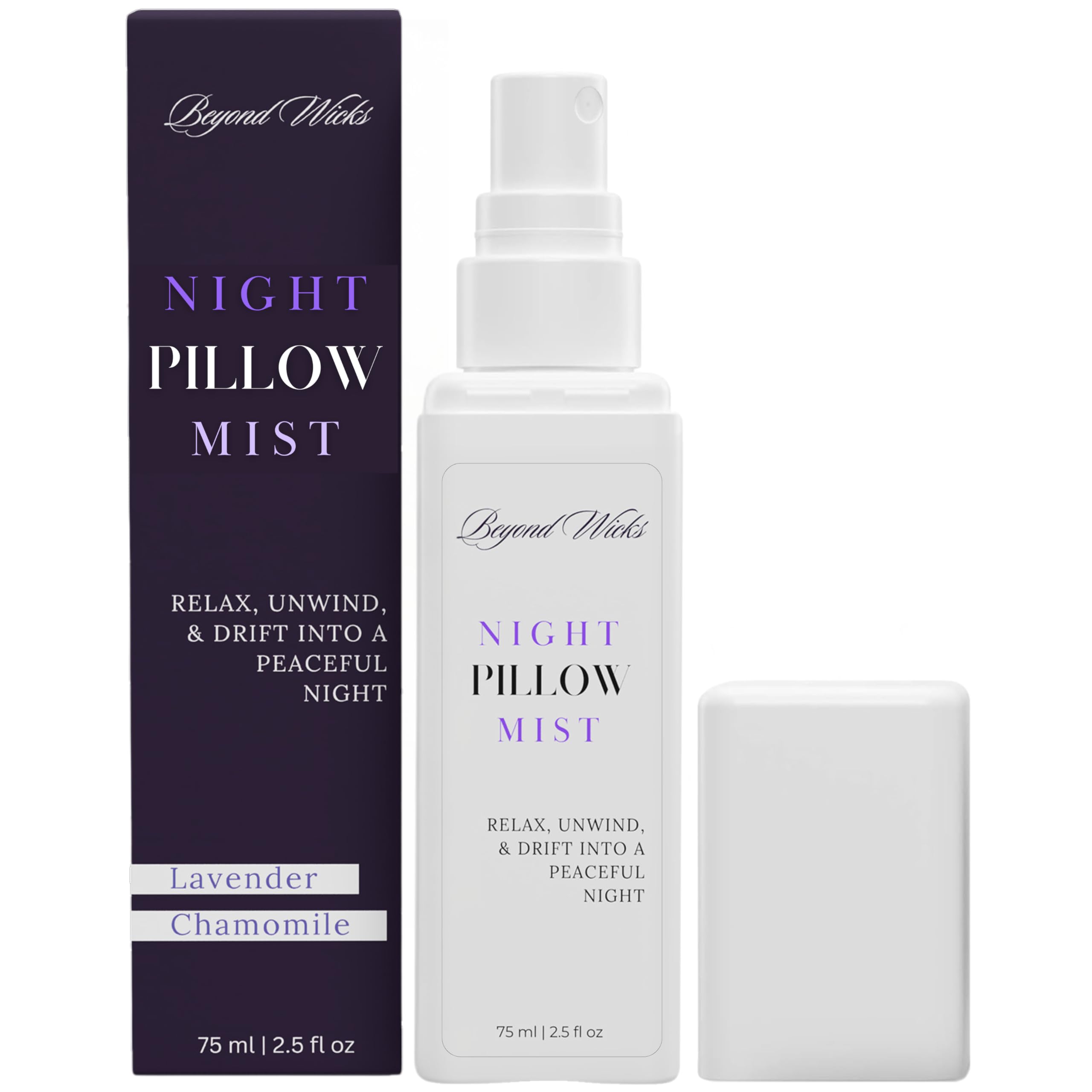 Lavender Chamomile Pillow Spray – 75ml Sleep & Linen Mist | Beyond Wicks