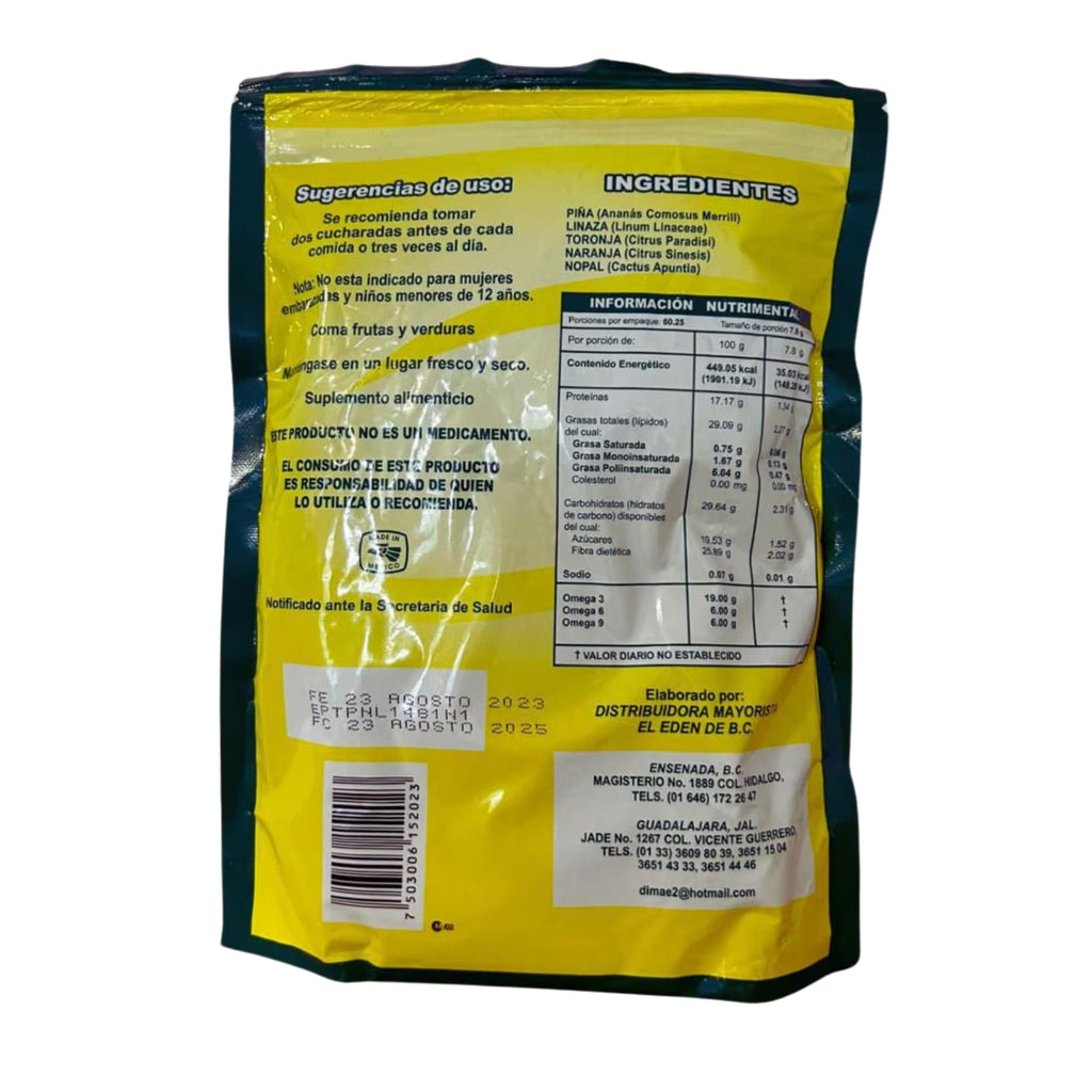 Piñalinaza Colon Cleanse Fiber Powder – Organic Pineapple, 16.57 oz