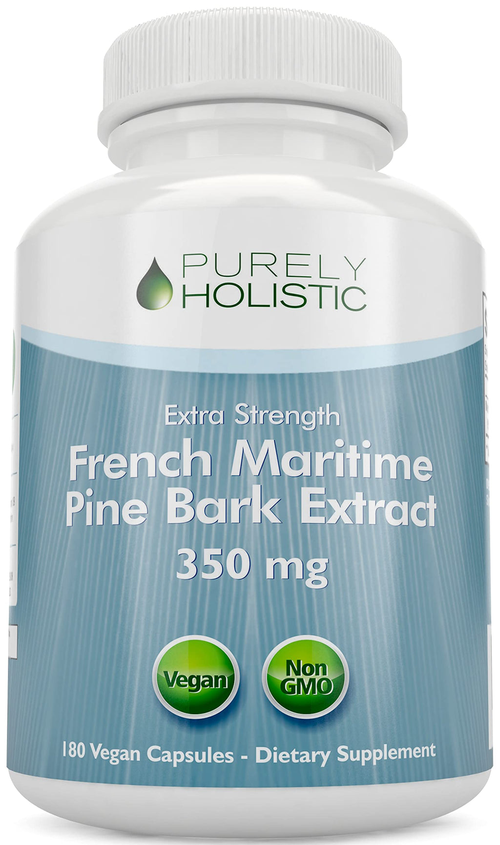 Purely Holistic Pine Bark Extract 350mg – 180 Vegan Capsules