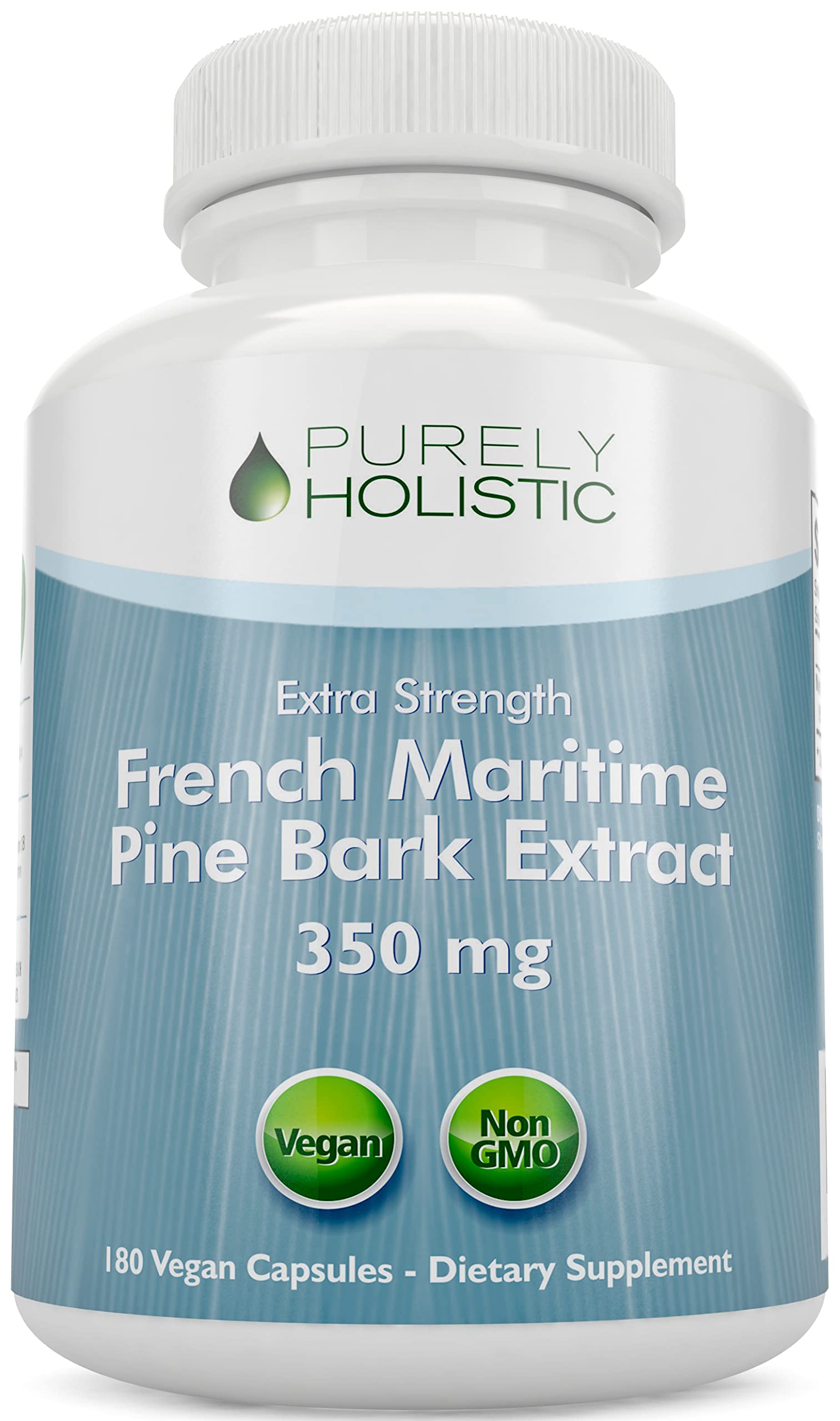 Purely Holistic Pine Bark Extract 350mg – 180 Vegan Capsules