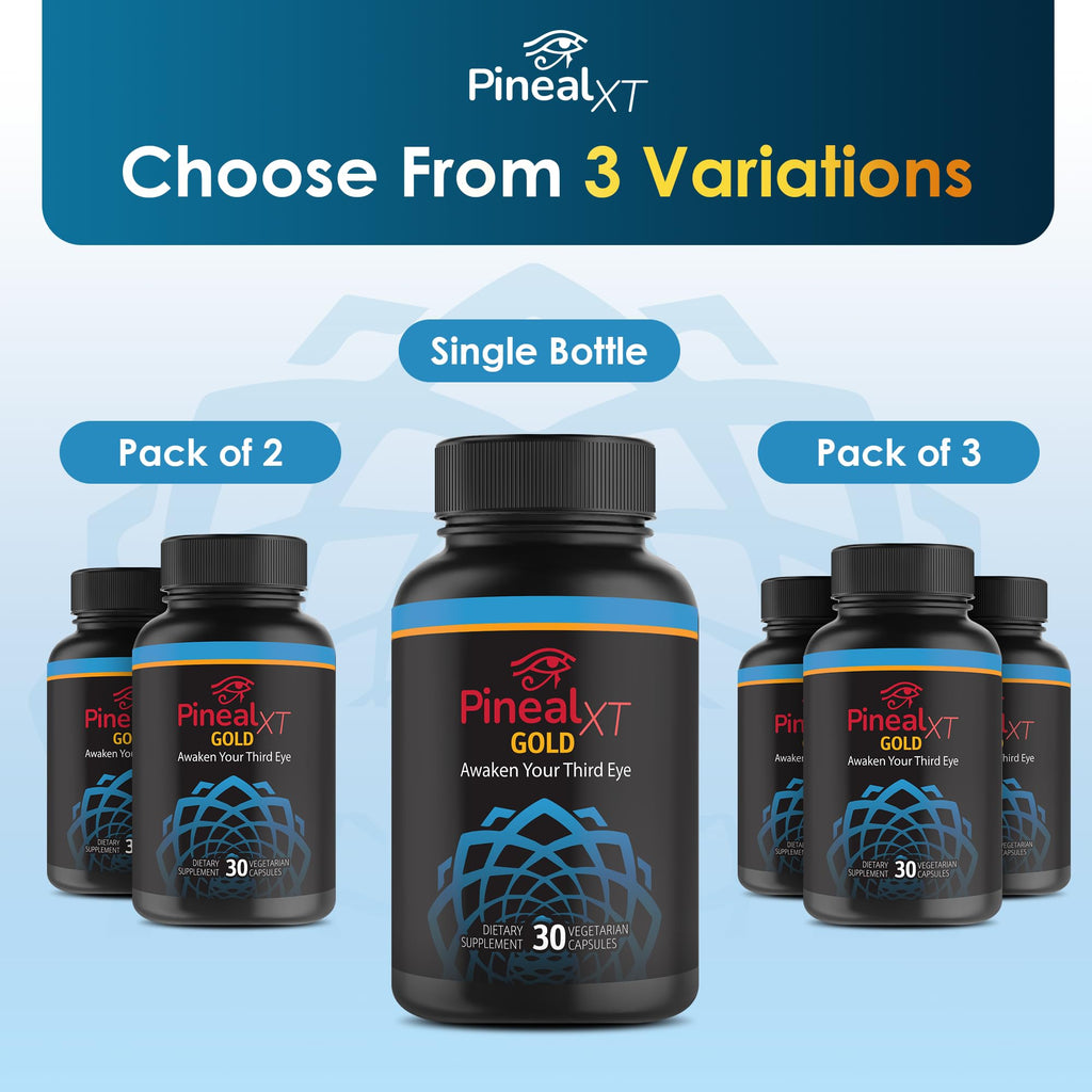 Nutraville Pineal XT Gold — Pineal Gland Support, 3-Pack