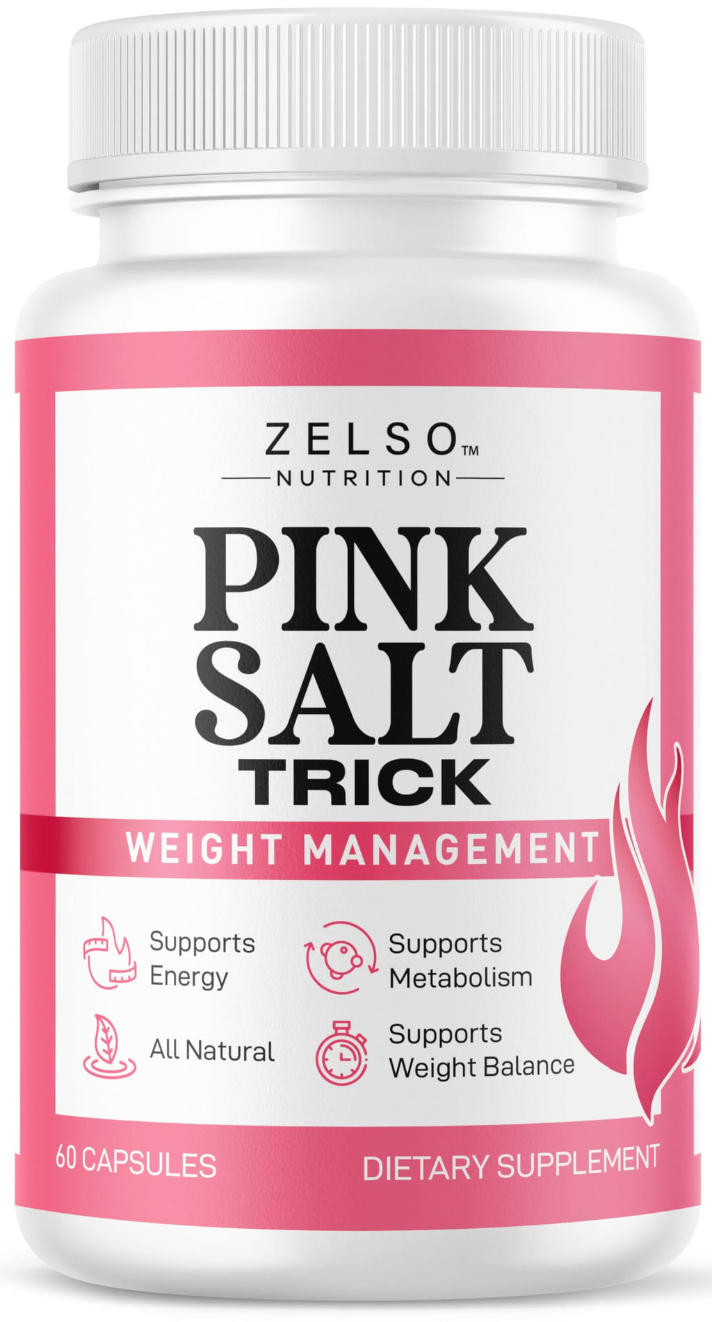 Pink Salt Trick Capsules – Original PinkSalt Trick for Weight, Energy & Metabolism | 60 Capsules