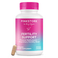Pink Stork Fertility Supplements for Women | 2-in-1 Conception Support with Inositol, Vitex & Vitamins | Cycle Regularity, Hormone Balance & Reproductive Wellness | 60 Capsules