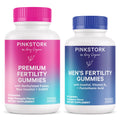 Pink Stork His & Hers Fertility Gummies Bundle – Fertility Support for Women & Men