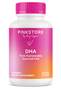 Pink Stork Omega-3 DHA 540 mg - Prenatal & Postpartum DHA/EPA (60 Softgels)