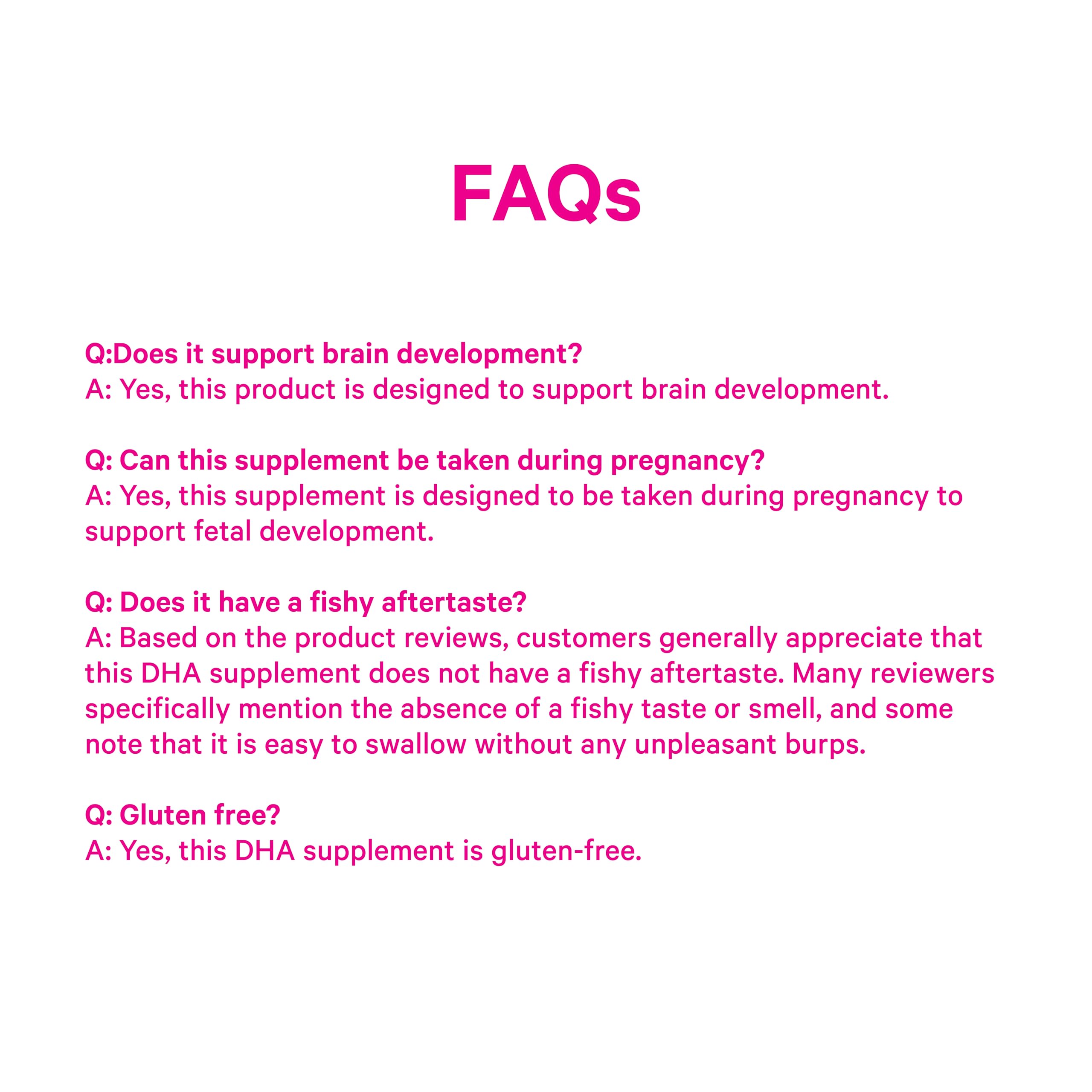 Pink Stork Omega-3 DHA 540 mg - Prenatal & Postpartum DHA/EPA (60 Softgels)