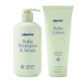 Pipette Fragrance Free Baby Wash & Lotion Duo – 2-Pack, Tear-Free & Hypoallergenic