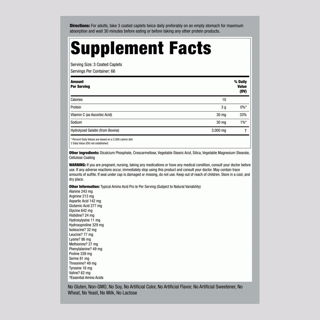 Piping Rock Multi Amino Acid Supplement - 200 Caplets, Advanced Athlete Formula - Non-GMO & Gluten Free (Pack of 2)