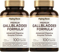 Piping Rock Gallbladder Supplement – 100 Capsules | Digestive Enzyme Formula (Pack of 2) | Non-GMO & Gluten Free