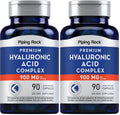 Piping Rock Hyaluronic Acid 900mg – 90 Capsules | Pack of 2 | Non-GMO, Gluten Free