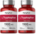 Piping Rock L-Tryptophan 1500mg | 90 Powder Capsules | Non-GMO, Gluten Free