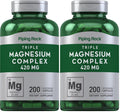 Piping Rock Triple Magnesium Complex 420 mg | 200 Capsules | Pack of 2