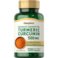 Piping Rock Turmeric Curcumin with Black Pepper 500mg | 120 Capsules | Non-GMO, Gluten Free