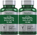 Piping Rock Vanadyl Sulfate 10 mg | 240 Tablets | Ultra Complex | Pack of 2