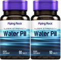 Piping Rock Water Pill for Men and Women - 90 Tablets, Pack of 2 | Vegetarian, Non-GMO, Gluten Free