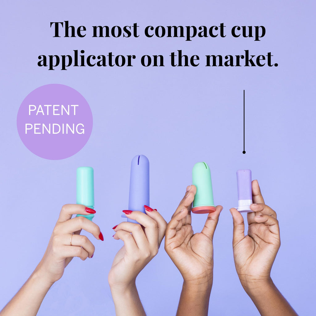 Pixie Cup Menstrual Cup Applicator — Tampon-Like Insertion, Reusable & BPA-Free