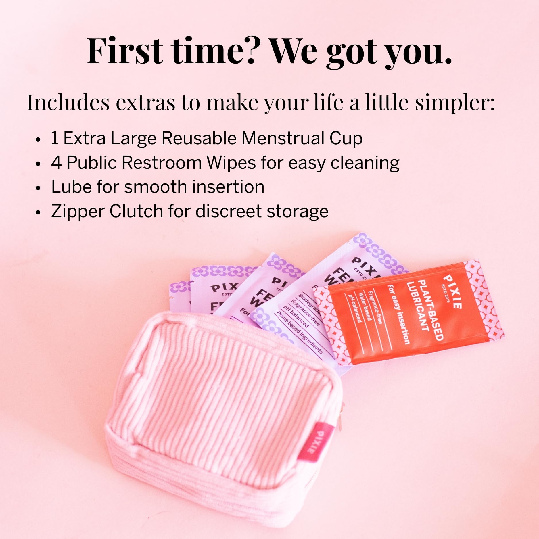 Pixie Cup Extra Large – Soft, Safe Reusable Menstrual Cup | 100% Medical-Grade Silicone