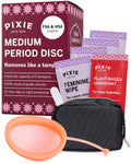 Pixie Menstrual Disc Coral Medium – 12-Hour Wear, Medical-Grade Silicone | Pixie Cup