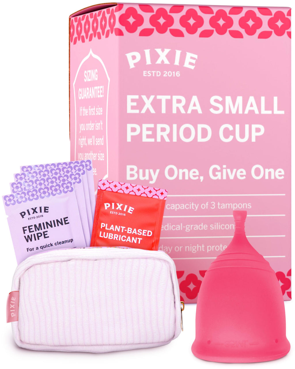 Pixie Cup - Soft, Safe Reusable Menstrual Cup | 100% Medical-Grade Silicone | Buy One, Give One