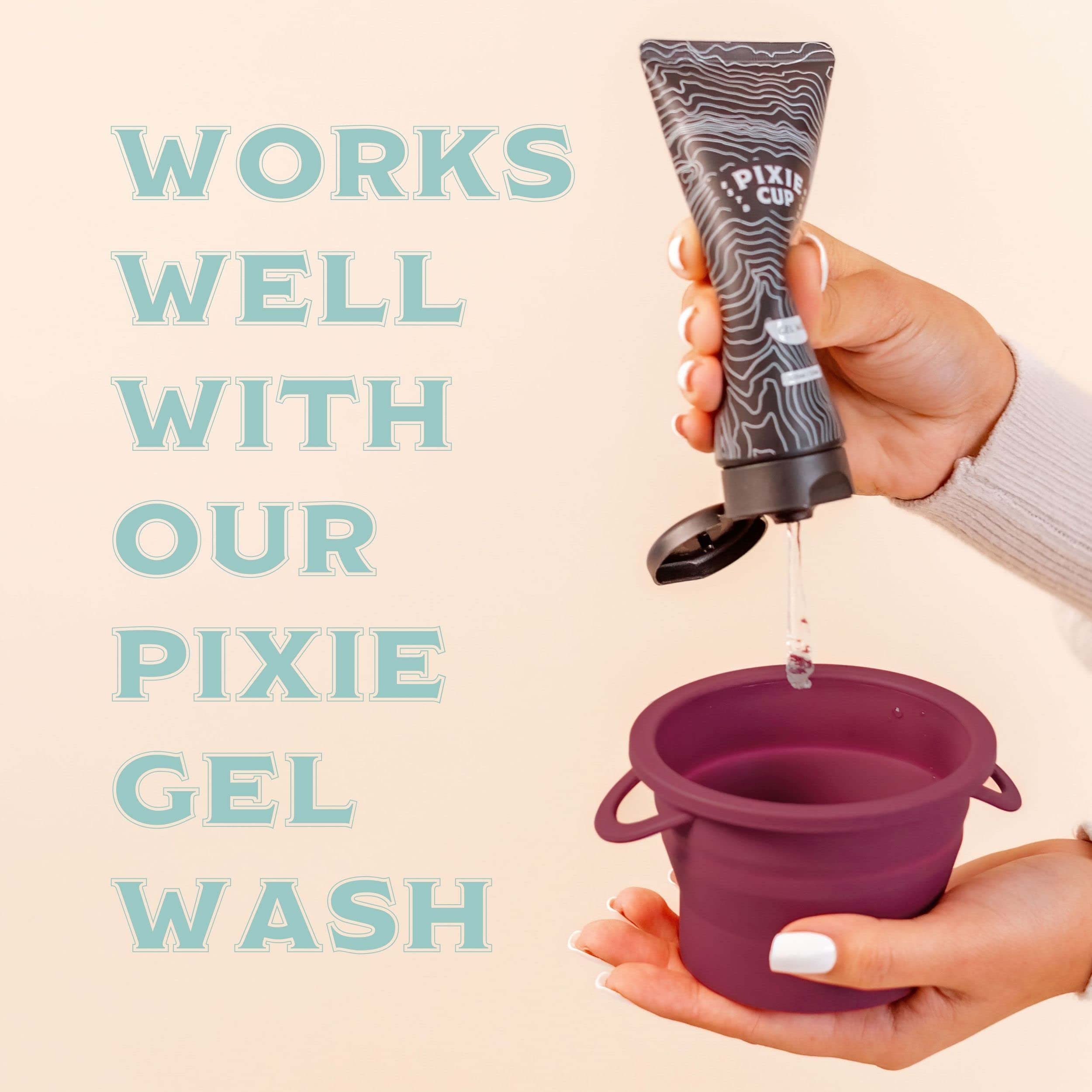 Pixie Cup Compact Sterilizer for Menstrual Cups | Microwaveable & Collapsible