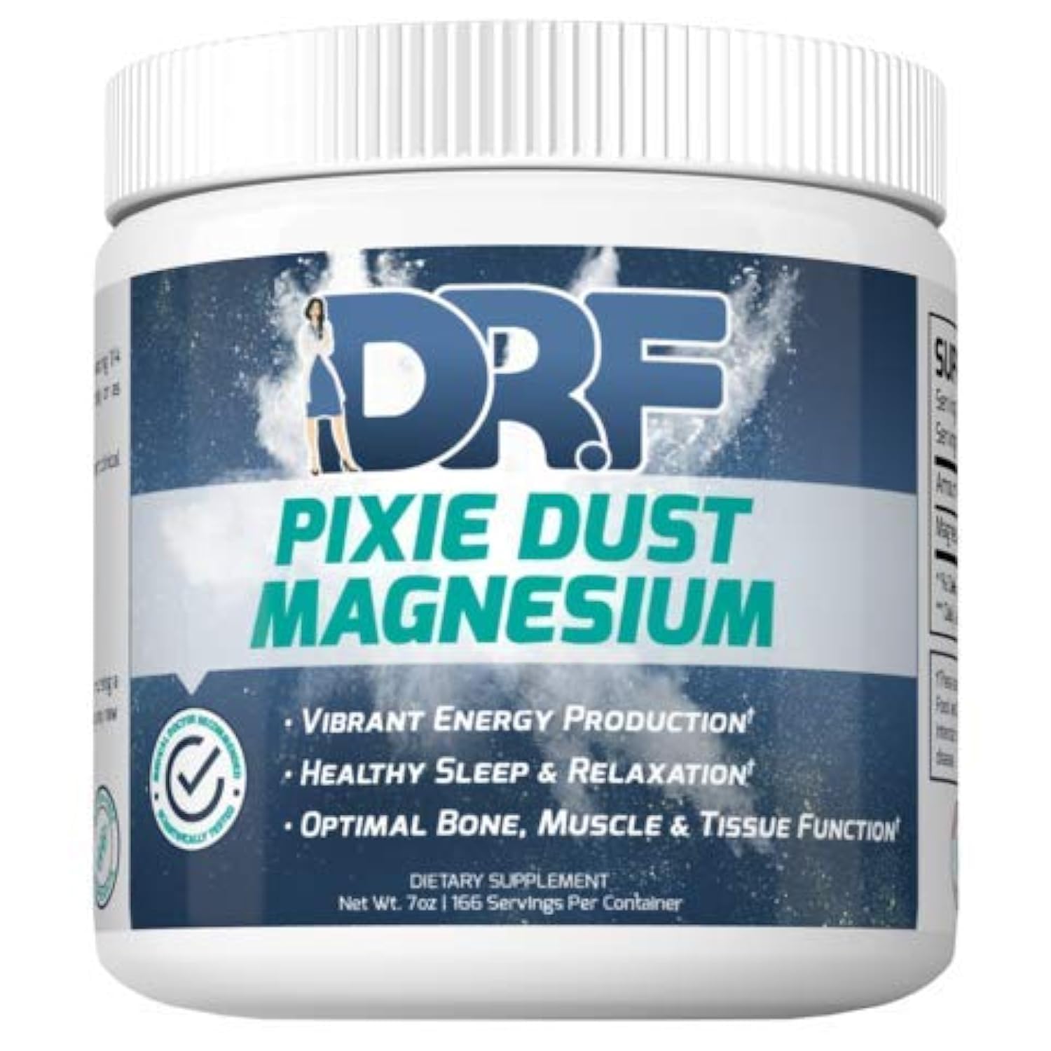 Pixie Dust Magnesium by Dr. Farrah World Renown Medical Doctor | Vibrant Energy Production | Healthy Sleep & Relaxation | Optimal Bone, Muscle, & Tissue Function