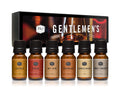 P&J Trading Fragrance Oils – Diffuser, Candle & Soap Scents Gift Set (Gentlemen's Cedar & Sandalwood) 6x10ml