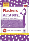 PLACKERS Gentleslide Dentla Flossers for Tight Teeth – 90 ea (Pack of 2)